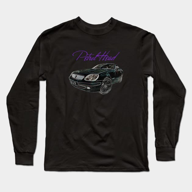 My Mercedes SLK R170 Petrol Head Long Sleeve T-Shirt by JFK KARZ